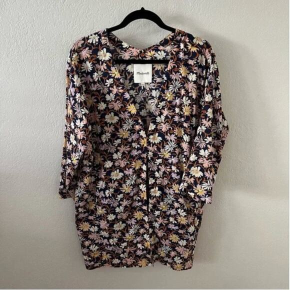 Madewell Floral Print Short Robe Jacket - Picture 3 of 8